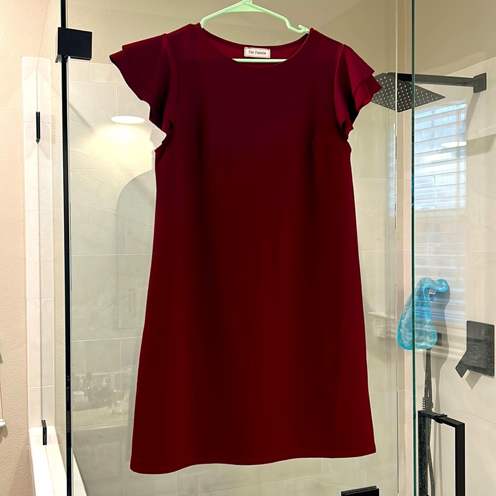 Maroon dress